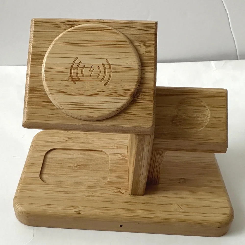 Bamboo Wireless Charging Stand